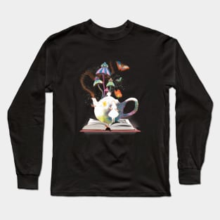 Tea Pot Alice Long Sleeve T-Shirt